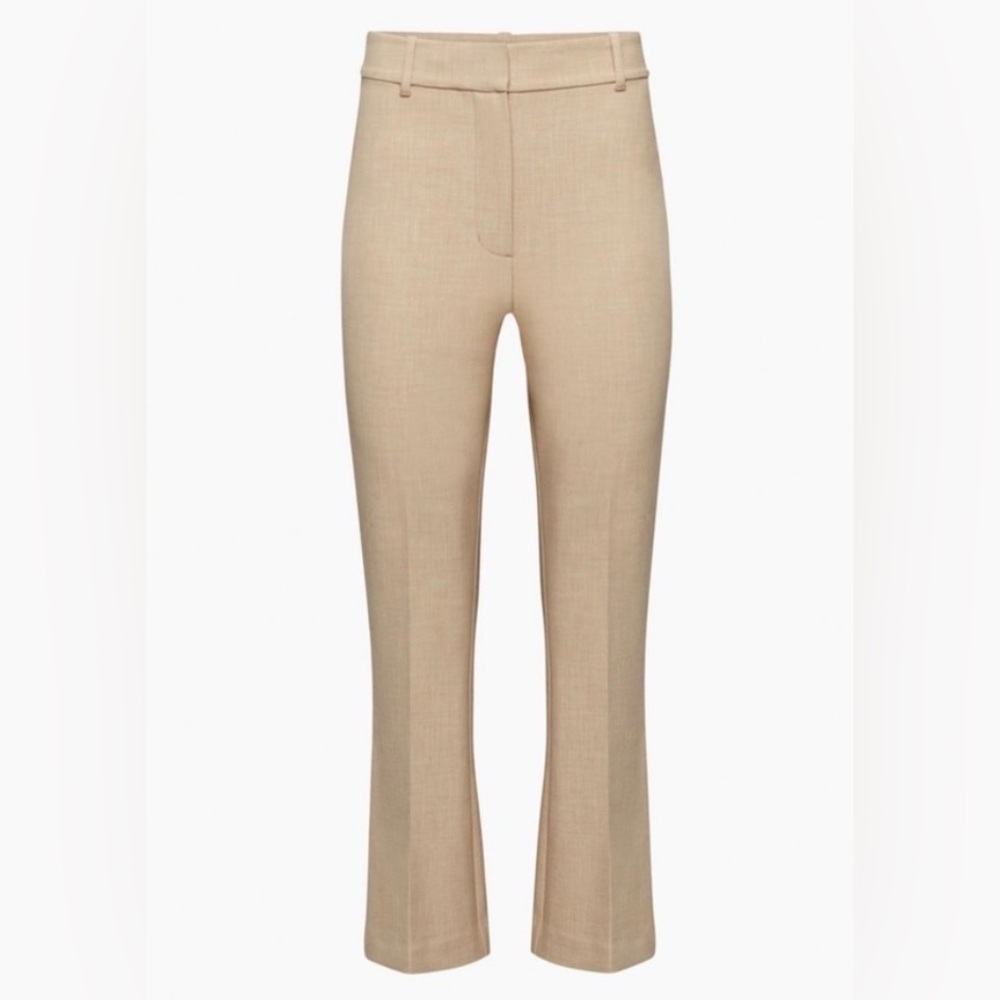 NWOT Aritzia Wilfred Size 0 Vivace High-Waisted Flared Dress Pants